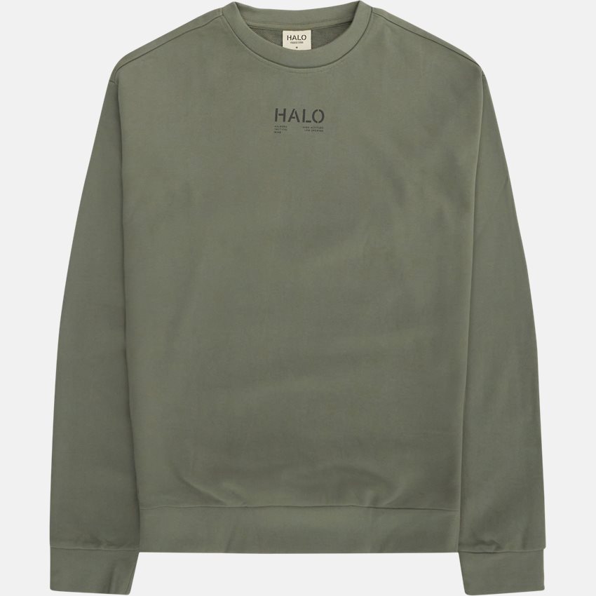 HALO Sweatshirts LNT GRAPHIC CREW 610492 AGAVE GREEN